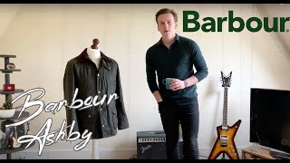 Barbour Ashby Olive Wax Jacket  Wax and Tartans [upl. by Yednarb]