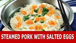 Steam minced pork with salted egg recipe [upl. by Perl]