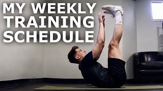 My Weekly Training Schedule  How I Structure My Training Week [upl. by Nnylatsyrc]