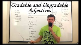 GRADABLE AND NON GRADABLE ADJECTIVES [upl. by Aseefan582]