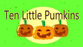 10 little pumpkins Halloween counting song for kids [upl. by Clein]