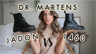 DR MARTENS 1460 BOOTS amp JADON BOOTS COMPARISON REVIEW  BREAKING IN TIPS  Charlotte Olivia [upl. by Eslehc]