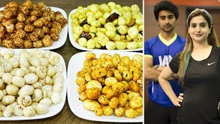 4 Makhana snack Recipes  Fox Nut  Healthy Snack For Weight Loss  Healthy Recipes By Chef Kanak [upl. by Manbahs]