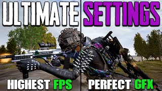 ULTIMATE PUBG SETTINGS GUIDE 2025  HIGHEST FPS BEST GRAPHICS  FULL COMPARISON  PUBG FREE TO PLAY [upl. by Mindy]