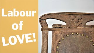 Watch how rare antique chair is restored [upl. by Remled3]