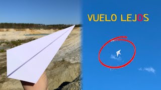 Cómo hacer un avión de papel Origami [upl. by Iahk]