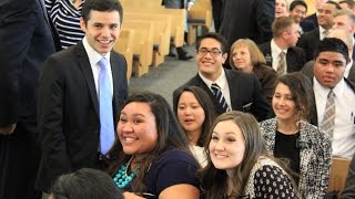 David Archuleta Sings to Mormon Missionaries  New Zealand Mormon Newsroom Pacific [upl. by Mitman473]