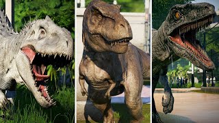 ALL 68 DINOSAURS  Jurassic World Evolution [upl. by Thanasi]