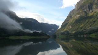 FJORDS Norway  Experience the Nærøyfjord in 3 minutes [upl. by Ahsena]