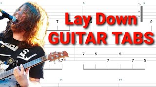 Priestess  Lay Down GUITAR TABS  Tutorial  Lesson [upl. by Marrin392]