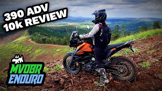 KTM 390 Adventure 10000km Owners Review [upl. by Laehplar]