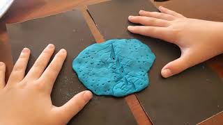 Tectonic Plates Demonstration Play Doh [upl. by Jer]