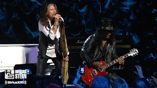 Steven Tyler Slash and Train “Dream On” at the Howard Stern Birthday Bash 2014 [upl. by Gaughan]