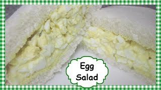 How To Make PERFECT EGG SALAD  Classic Egg Salad Sandwich Recipe [upl. by Nashoma]