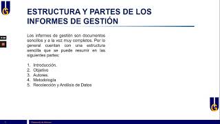 Elaboración de Informes de Gestión [upl. by Egap253]