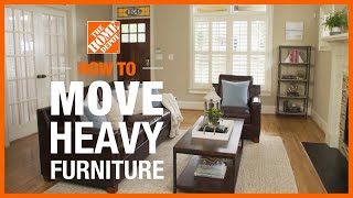 How to Move Heavy Furniture  The Home Depot [upl. by Analahs918]