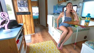 MOTORHOME TOUR  Living The Full Time RV Lifestyle In A Remodeled Class C [upl. by Auqinet]