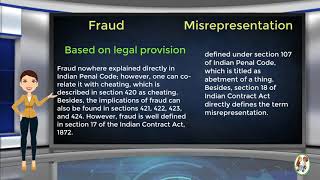 What is Difference Between Fraud amp Misrepresentation [upl. by Nebuer]