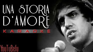 UNA STORIA DAMORE KARAOKE [upl. by Cedell148]