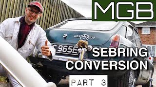 MGB Sebring Conversion Part 3 Rear Valance [upl. by Retswerb61]