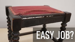 How to restore an old stool [upl. by Sibie]