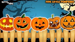 Five Little Pumpkins Sitting on a Gate 2019  Halloween Songs for Kids [upl. by Safko]