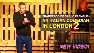 An Italian Comedian in London part 2  Francesco De Carlo in English [upl. by Alla86]