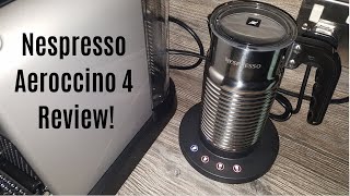 Nespresso Aeroccino 4 Milk Frother Review  Worth upgrading from the Aeroccino 3 [upl. by Yenobe]