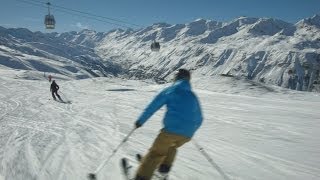 Skiing in ObergurglHochgurgl  Ötztal Valley in Tirol in Austria [upl. by Nwad]