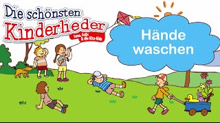 Hände waschen  Kinderlied mit Text zum mitsingen [upl. by Alanna]