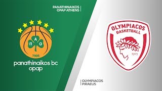 Panathinaikos OPAP Athens  Olympiacos Piraeus Highlights  EuroLeague RS Round 12 [upl. by Naziaf762]