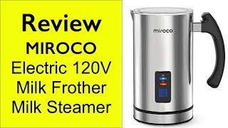 Review Miroco Milk Frother  How to make froth milk at home [upl. by Alves]