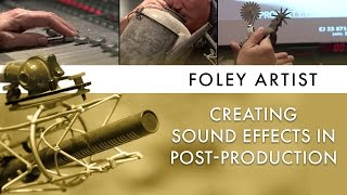 Foley Artists How Movie Sound Effects Are Made [upl. by Eronaele612]