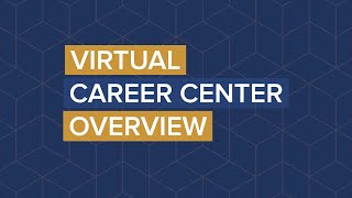 Career Center Virtual Orientation [upl. by Cort]