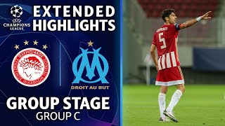 Olympiacos vs Marseille Extended Highlights  UCL on CBS Sports [upl. by Amadus]