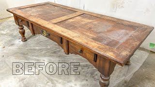 How to Refinish a Coffee Table for Beginners [upl. by Matilda293]