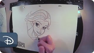 HowTo Draw Disney Characters  Walt Disney World [upl. by Gathers312]