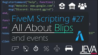 FiveM Scripting 27  All About Blips [upl. by Yerga]