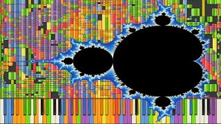 Black MIDI Synthesia – Fractal Images 1 million  TheSuperMarioBros2 [upl. by Yadsendew70]