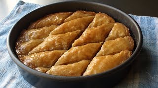 Baklava Recipe  How to Make Baklava from Scratch [upl. by Athalla]