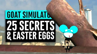 Goat Simulator  25 Secrets and Easter Eggs [upl. by Hanahs888]