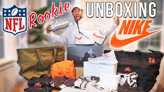 NIKE UNBOXING  NFL ROOKIE CARE PACKAGE [upl. by Netsreik]