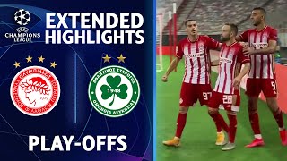 Olympiakos vs Omonia Nicosia  Playoff First Leg  Champions League Highlights [upl. by Eibrik311]