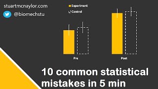 Ten Statistical Mistakes in 5 Min [upl. by Ioved]