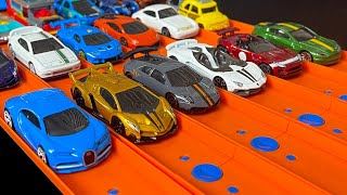 40 Hot Wheels Race Tournament Bugatti amp Lamborghini 5 Packs [upl. by Alekram]