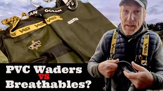 Grayling Fishing and River testing new PVC Waders [upl. by Welch]