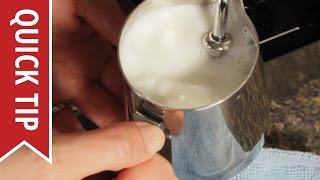 How to AutoFroth Milk for Lattes [upl. by Purse395]