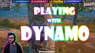 PLAYING WITH DYNAMO  CARRYMINATI  PUBG MOBILE HIGHLIGHTS [upl. by Lindner]