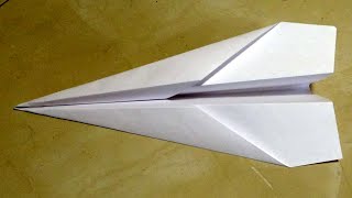 Como hacer un Avión de papel que vuela mucho  aviones de papel [upl. by Viridi]