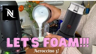 How To Foam Milk With Aeroccino 3 Make Coffee With Foam Tips amp Tricks  Easy Foamed Latte Recipe [upl. by Johns]